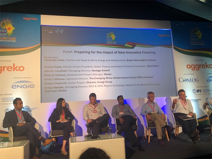 EAIF’s Emilio Cattaneo speaks at Africa Energy Forum on innovative finance tools for infrastructure development