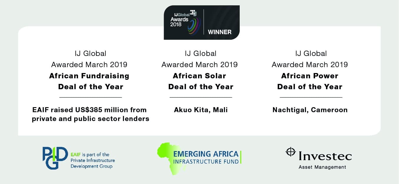 Triple success as EAIF takes glittering prizes at IJGlobal’s annual awards