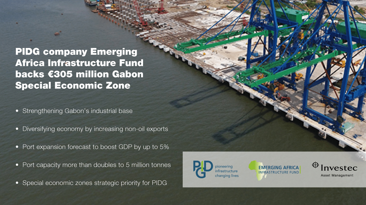 EAIF lends €40 million for new port facilities at Owendo Port to support Gabon Special Economic Zone